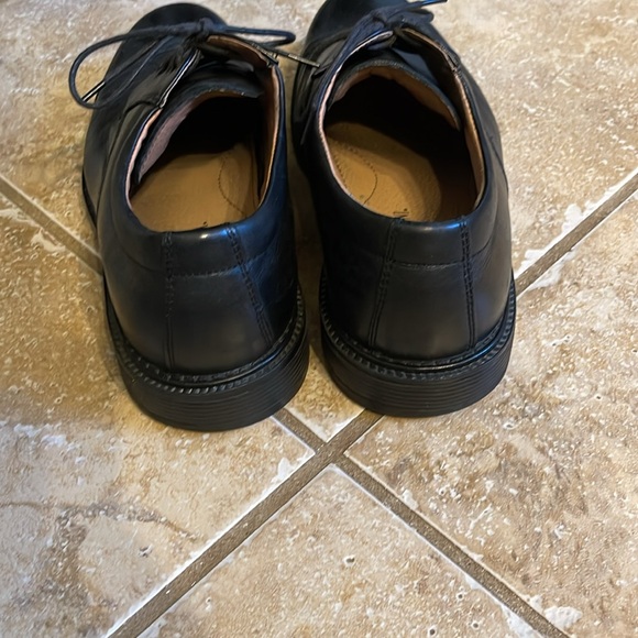 Franco Fortini Black Leather Shoes. Size 9.5 Men’s - Picture 4 of 8